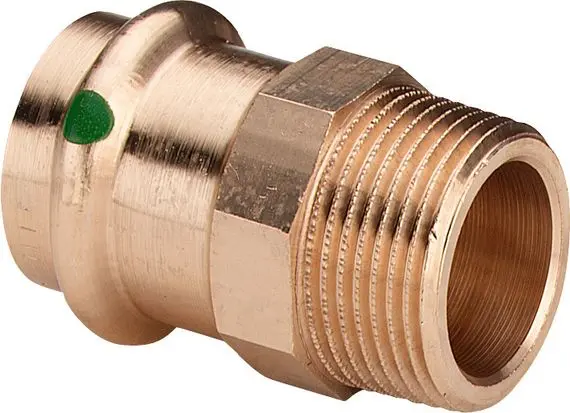 71001153 / Viega Sanpress Übergangsstück 28 x 1" AG, Modell 2211