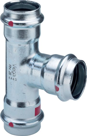 71007103 / Viega Prestabo T-Stück 54 mm, Modell 1118, verzinkt