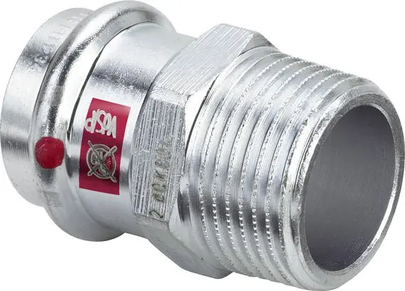 [71007138] 71007138 / Viega Prestabo Übergangsstück 42 x 1 1/2" AG, Modell 1111, verzinkt