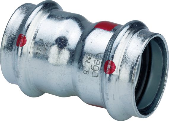 [71007163] Viega Prestabo Muffe 22 mm, Modell 1115, verzinkt