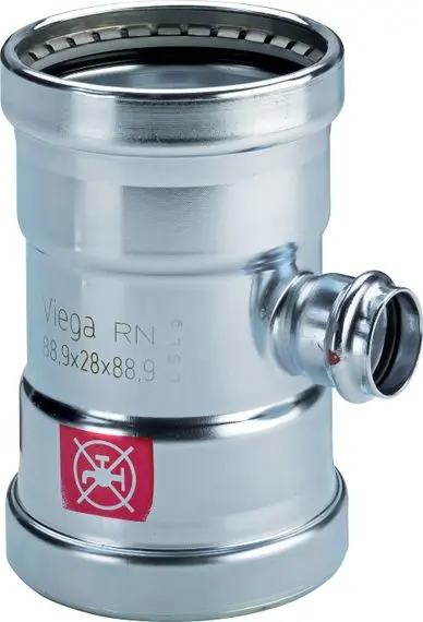 [71007319] Viega Prestabo T-Stück 108 mm, Modell 1118XL, verzinkt