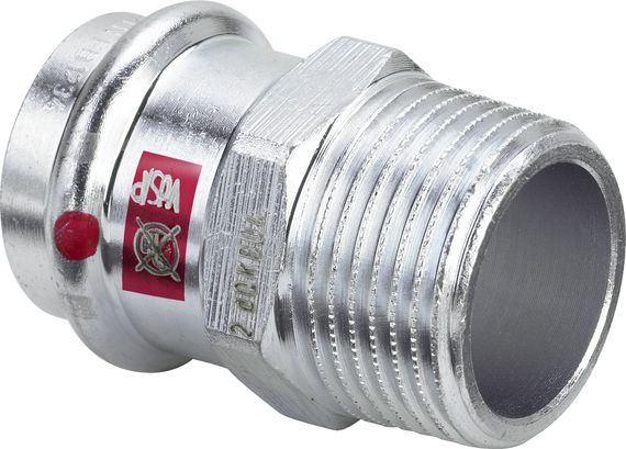 [71007372] 71007372 / Viega Prestabo Übergangsstück 28 x 3/4" AG, Modell 1111, verzinkt