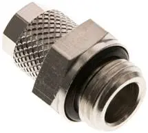 [CK 146 MSV] CK 146 MSV / Gerade Verschraubung G 1/4"-8x6mm, Messing vernickelt