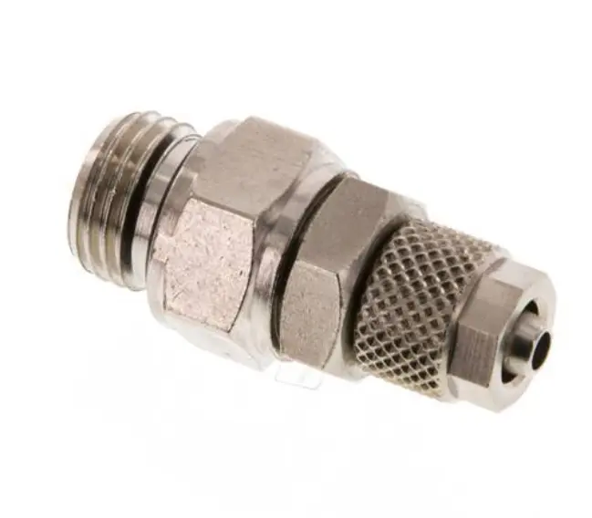 [CK 386 MSV] CK 386 MSV / Gerade Verschraubung G 3/8"-8x6mm, Messing vernickelt