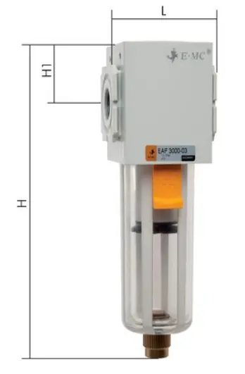 EAF 3000-03D / Eco-Line Filter, G 3/8", Ablass automatisch