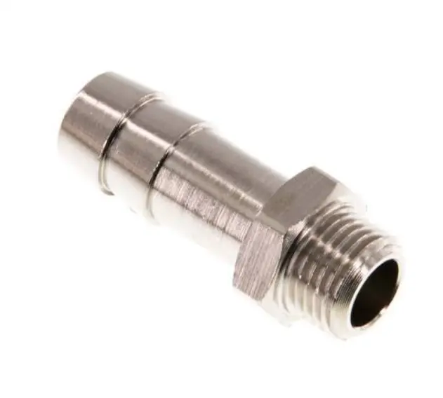 GT 189 MSV / Gewindetülle G 1/8"-9 (3/8")mm, Messing vernickelt