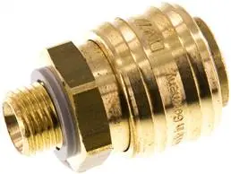 KDG 14 NW7 / Kupplungsdose (NW7,2) G 1/4"(AG), Messing