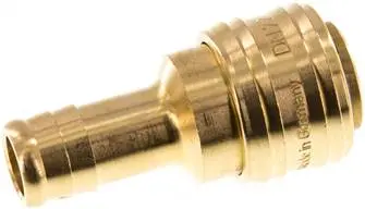 KDS 13 NW7 / Kupplungsdose (NW7,2) 13mm Schlauch, Messing