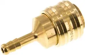 KDS 6 NW7 / Kupplungsdose (NW7,2) 6mm Schlauch, Messing