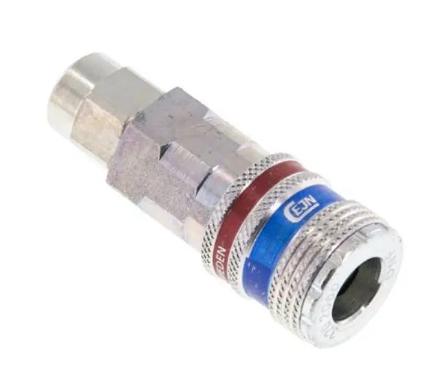 KDSLSIC 106 NW7 ST / CEJN Sicherheits-Kupplungsdose m. Überwurfmutter 10x6mm