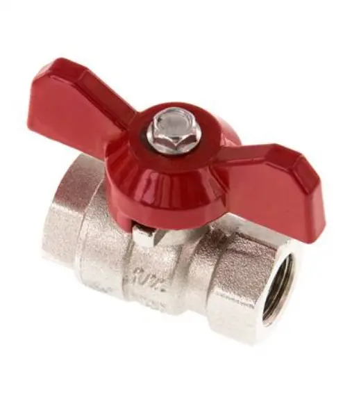 KH 14 BE-KN / Messing-Kugelhahn, Eco-Line, Rp 1/4", PN 25