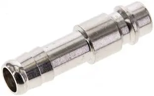 [KSS 10 NW7 MSV] KSS 10 NW7 MSV / Kupplungsstecker (NW7,2) 10mm Schlauch, Messing vernickelt