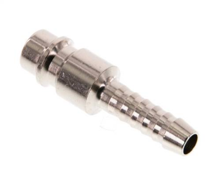 [KSS 6 NW7 MSV] KSS 6 NW7 MSV / Kupplungsstecker (NW7,2) 6 (1/4")mm Schlauch, Messing vernickelt