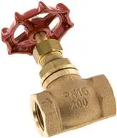 MUA 12 / Muffen-Absperrventil, Rotguss/Messing, G 1/2", PN 16
