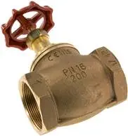 [MUA 20] MUA 20 / Muffen-Absperrventil, Rotguss/Messing, G 2", PN 16