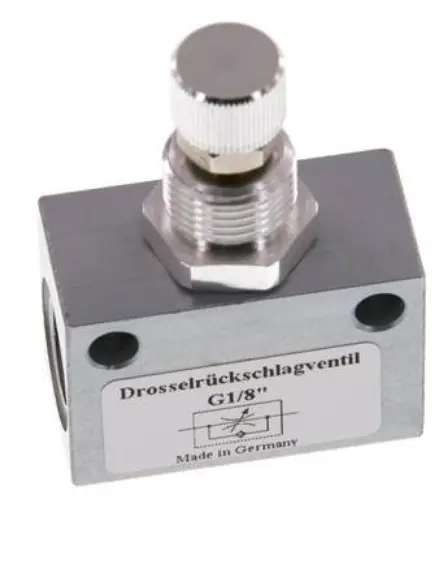 [RFU 483-1/8] RFU 483-1/8 / Block-Drosselrückschlagventil 1/8"