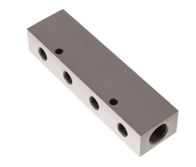 RLE4 1214 A / Verteilerleiste 2 x G 1/2"-4 x G 1/4"