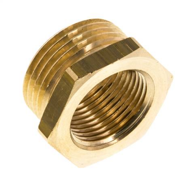 RN 1034 MS / Reduziernippel G 1"(AG)-G 3/4"(IG), 16 bar