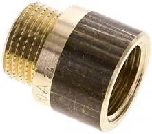 [RN 1212/20 MS] RN 1212/20 MS / Gewindeverlängerung G 1/2"-20mm, Messing