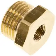 [RN 1218 MS] RN 1218 MS / Reduziernippel G 1/2"(AG)-G 1/8"(IG), 16 bar