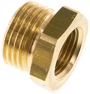 RN 1238 MS / Reduziernippel G 1/2"(AG)-G 3/8"(IG), 16 bar