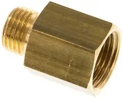 RN 1438 MS / Reduziernippel G 1/4"(AG)-G 3/8"(IG), 16 bar