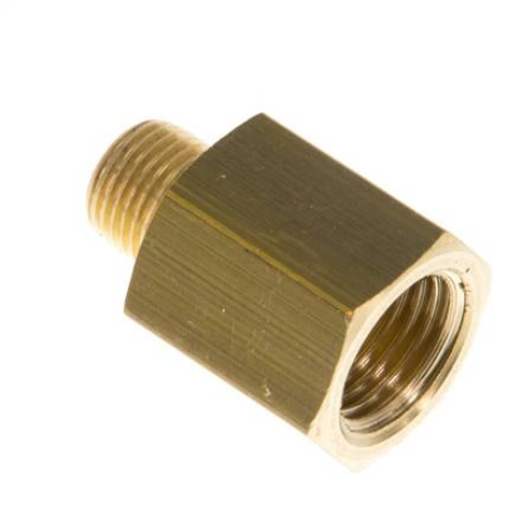 RN 1814 MS / Reduziernippel G 1/8"(AG)-G 1/4"(IG), 16 bar