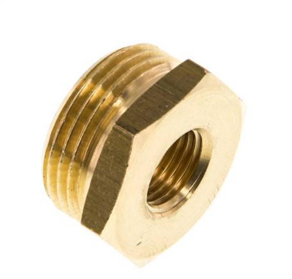 [RN 3414 MS] RN 3414 MS / Reduziernippel G 3/4"(AG)-G 1/4"(IG), 16 bar