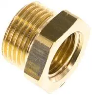 [RN 3814 MS] RN 3814 MS / Reduziernippel G 3/8"(AG)-G 1/4"(IG), 16 bar