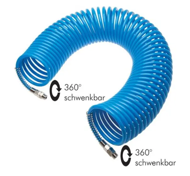 [SPKD 1410/5 E] SPKD 1410/5 E / PA-Spiralschlauch R 1/4"-10 x 8 mm, 5,0 mtr. Arbeitsl.