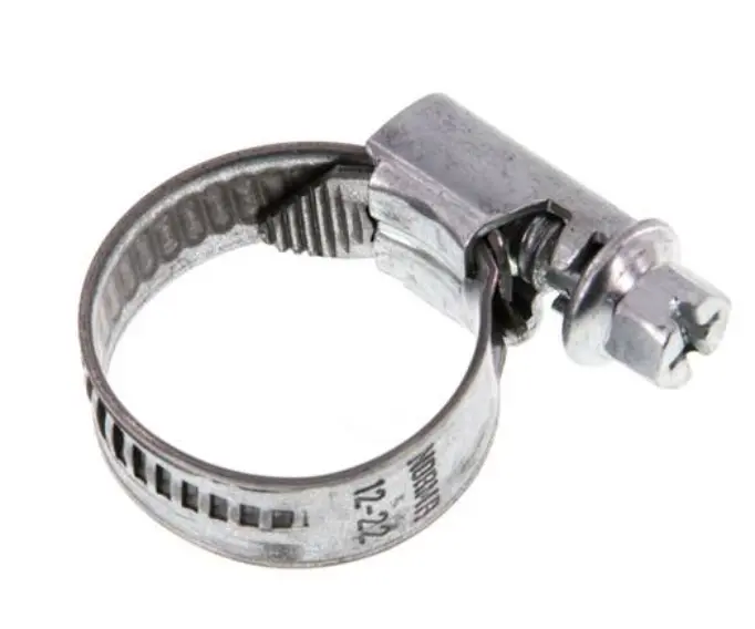 [SS 22] SS 22 / 9mm Schlauchschelle 12 - 22mm, Stahl verzinkt (W1)